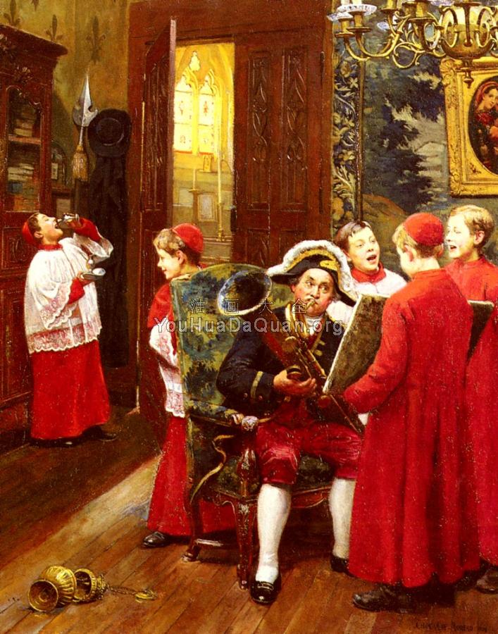 La Repetition Generale - 保罗·查尔斯·肖卡纳·莫罗